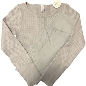 Aerie Gray Leggings and Top Set